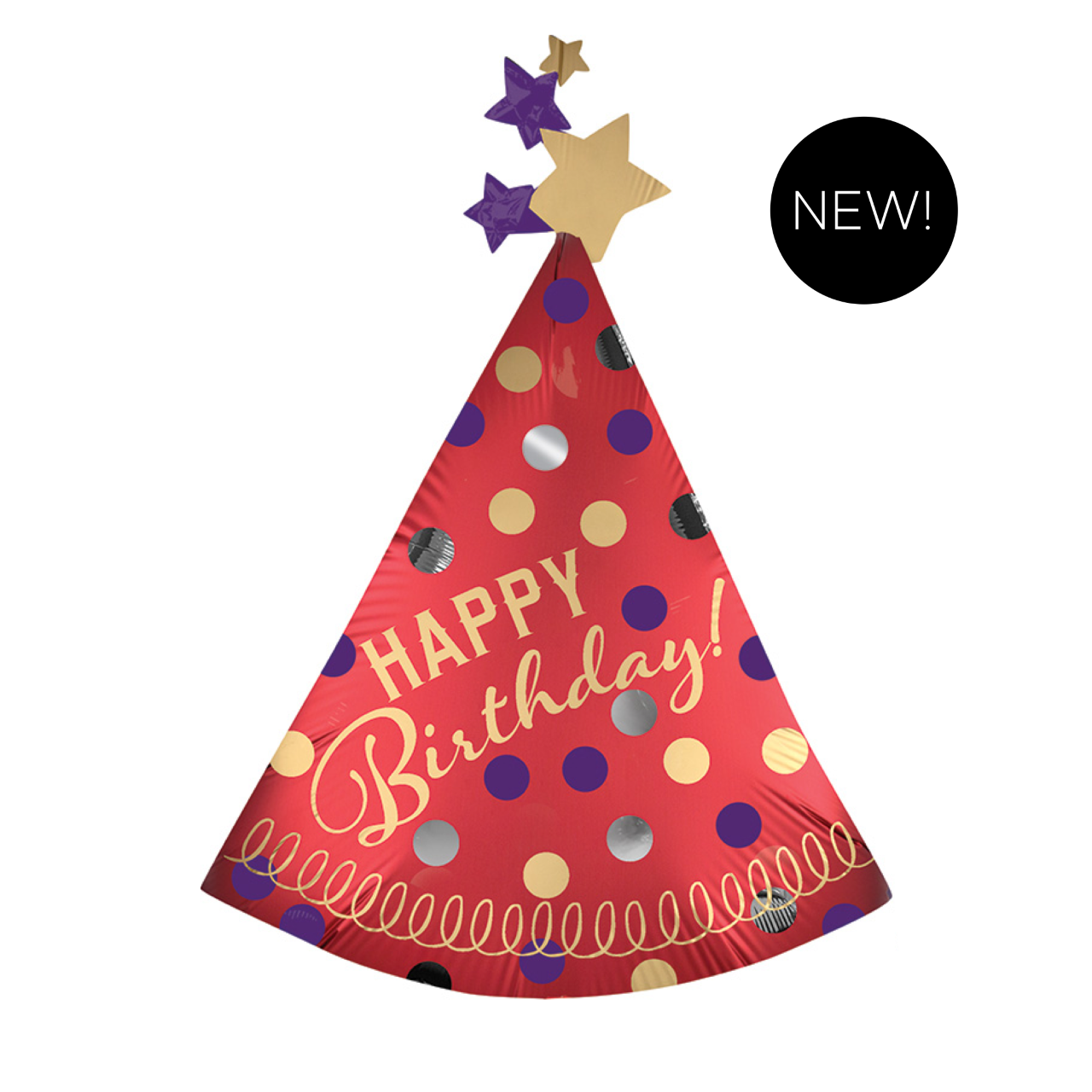 BASHES. Balloons Oversized Birthday Hat Balloon