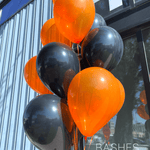BASHES. Balloons Pumpkin Party Mini Latex Balloon Set