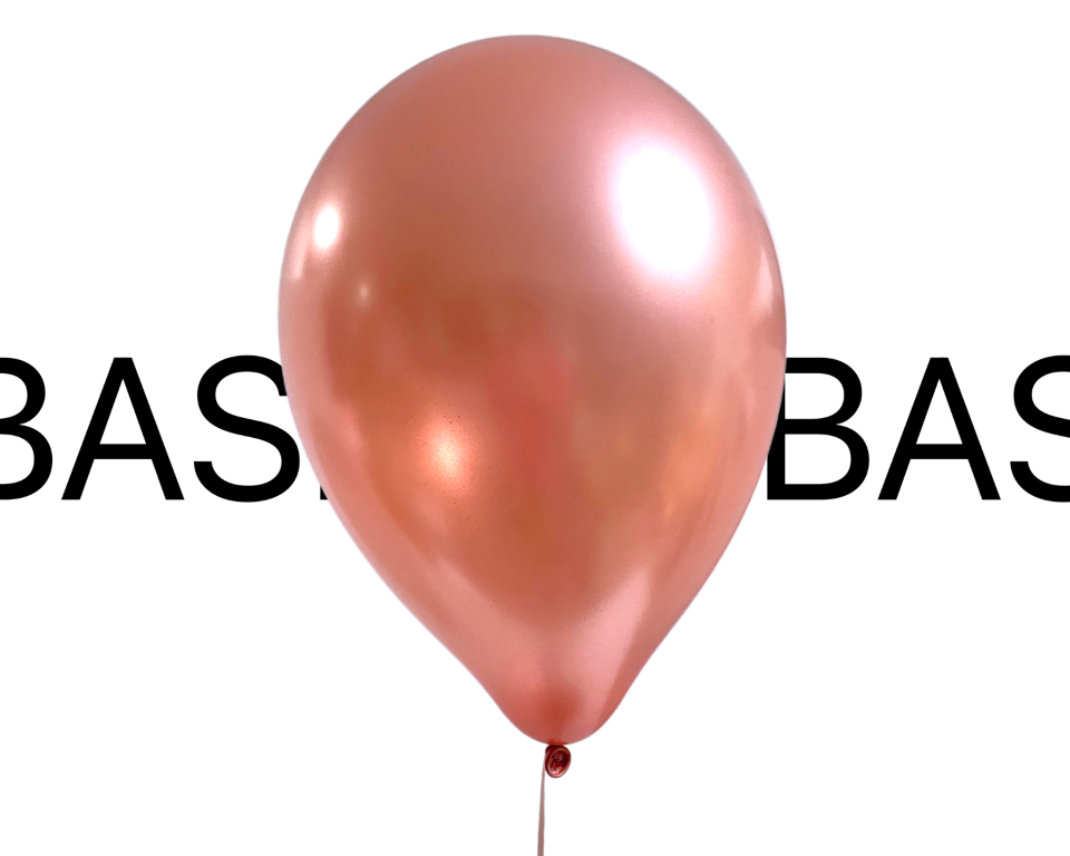 BASHES. Balloons Rose Gold Mini Latex Balloon Set