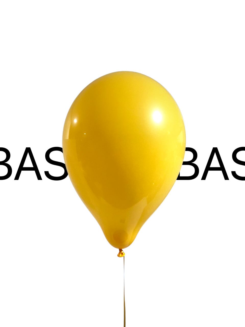 BASHES. Balloons Yellow Mini Latex Balloon Set