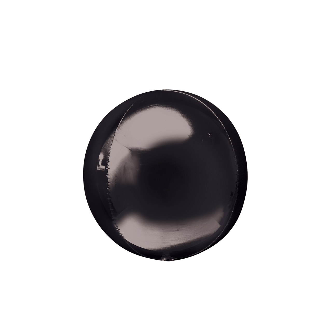BASHES. Black Metallic Sphere Balloon