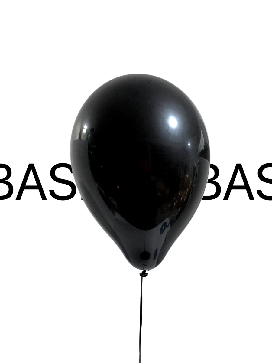 BASHES. Black Mini Latex Balloon Set