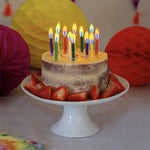 BASHES. Candles Rainbow Color Flame Candle Set