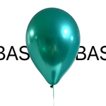 BASHES. Chrome Green Mini Latex Balloon Set