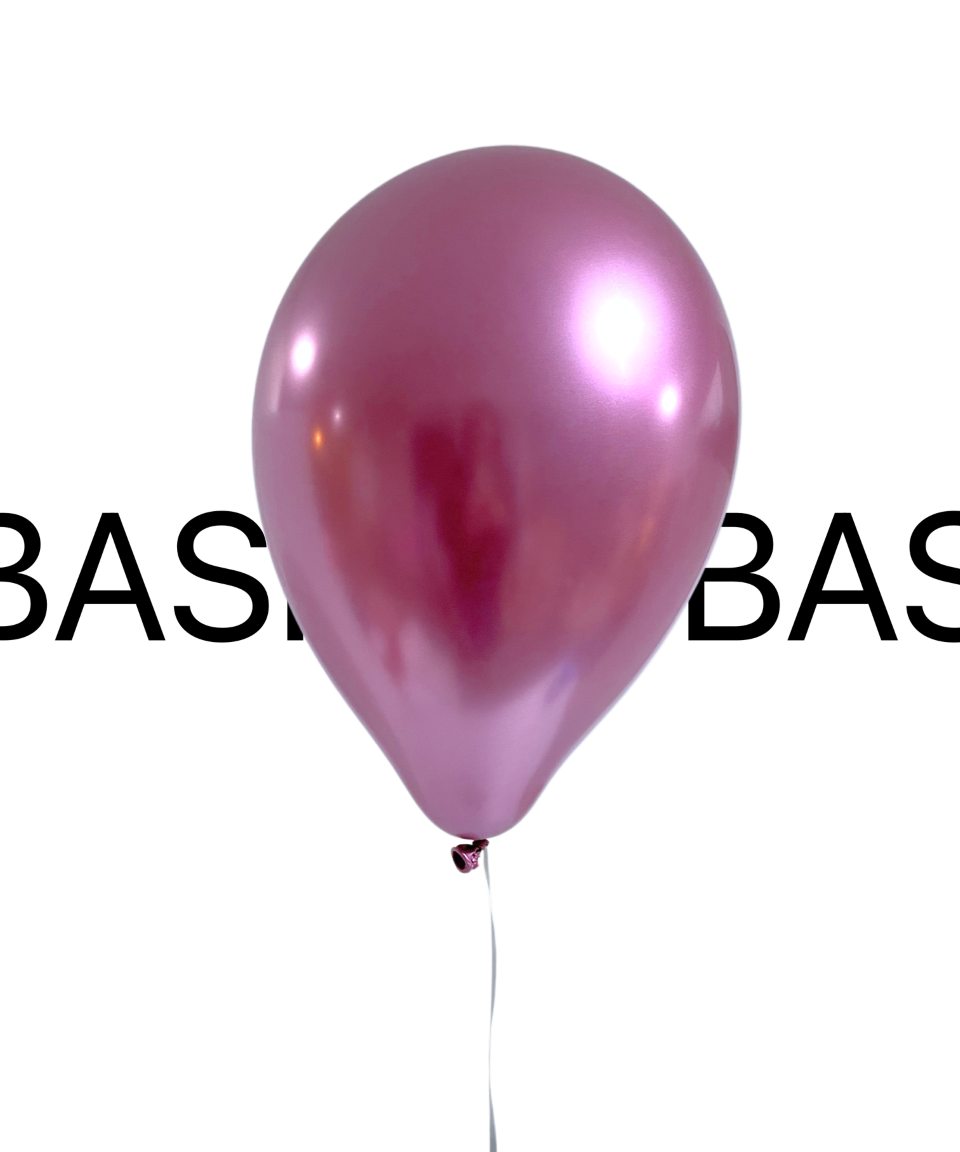BASHES. Chrome Mauve Mini Latex Balloon Set