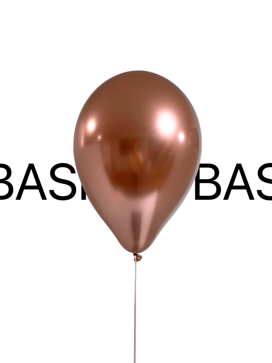 BASHES. Chrome Rose Gold Mini Latex Balloon Set