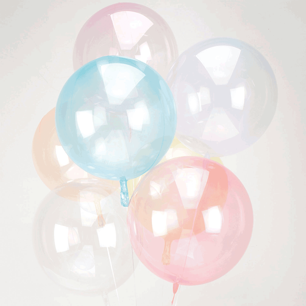 BASHES. Clear Plexi Balloon