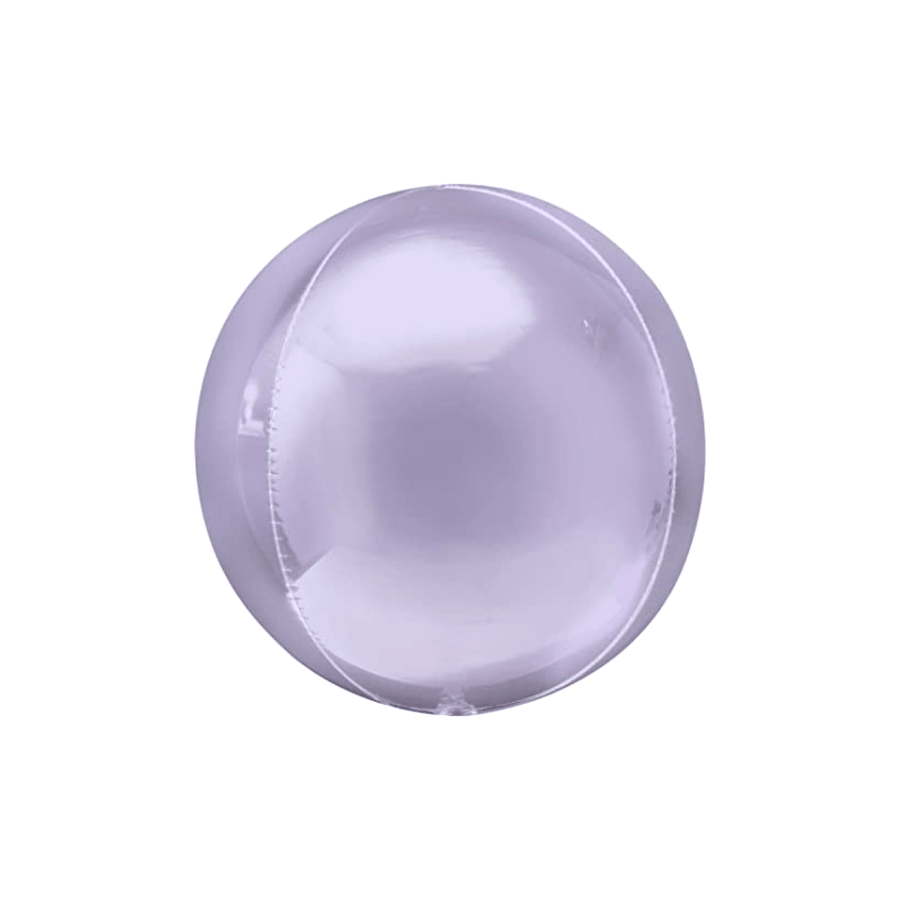BASHES. Lavender Metallic Sphere Balloon