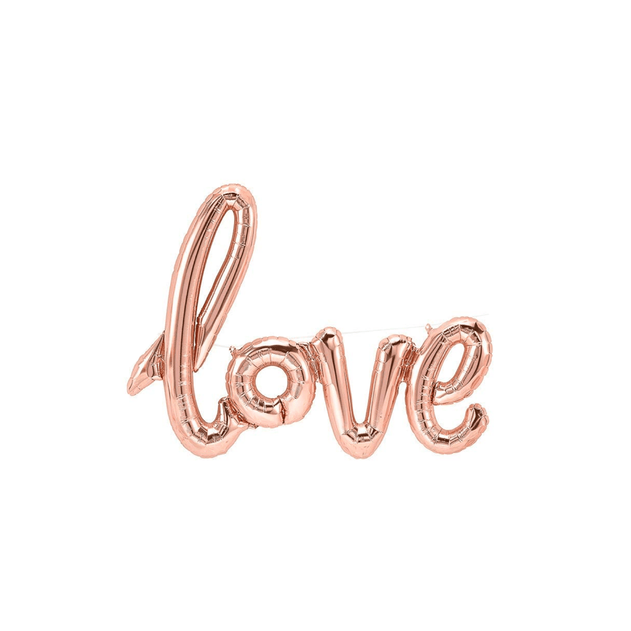 BASHES. 'Love' Script Balloon