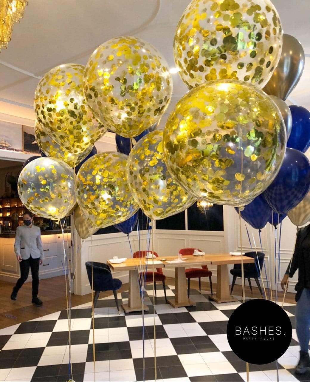 BASHES. Midi Confetti Balloon Set (3 balloons)