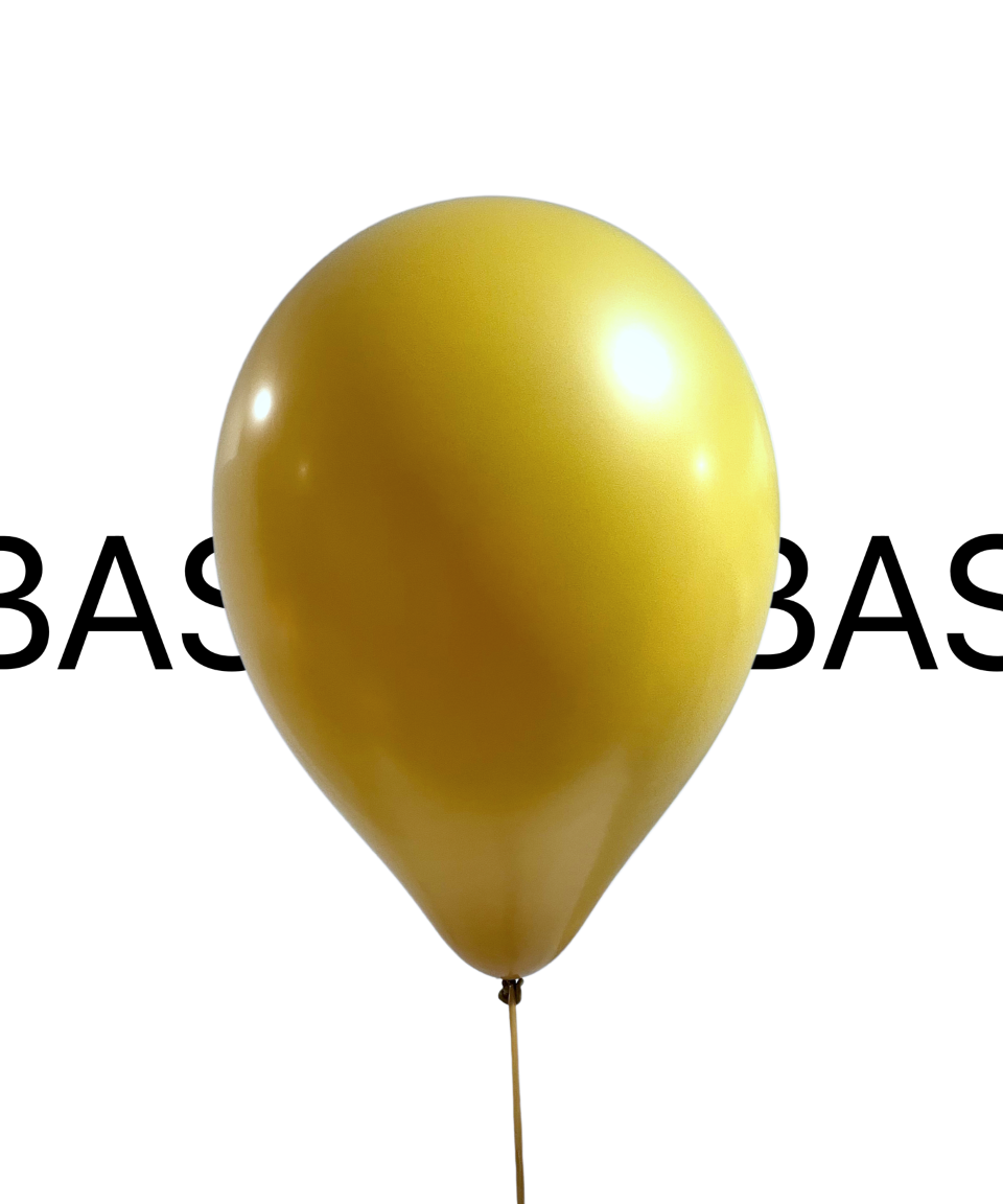 BASHES. Mustard Mini Latex Balloon Set