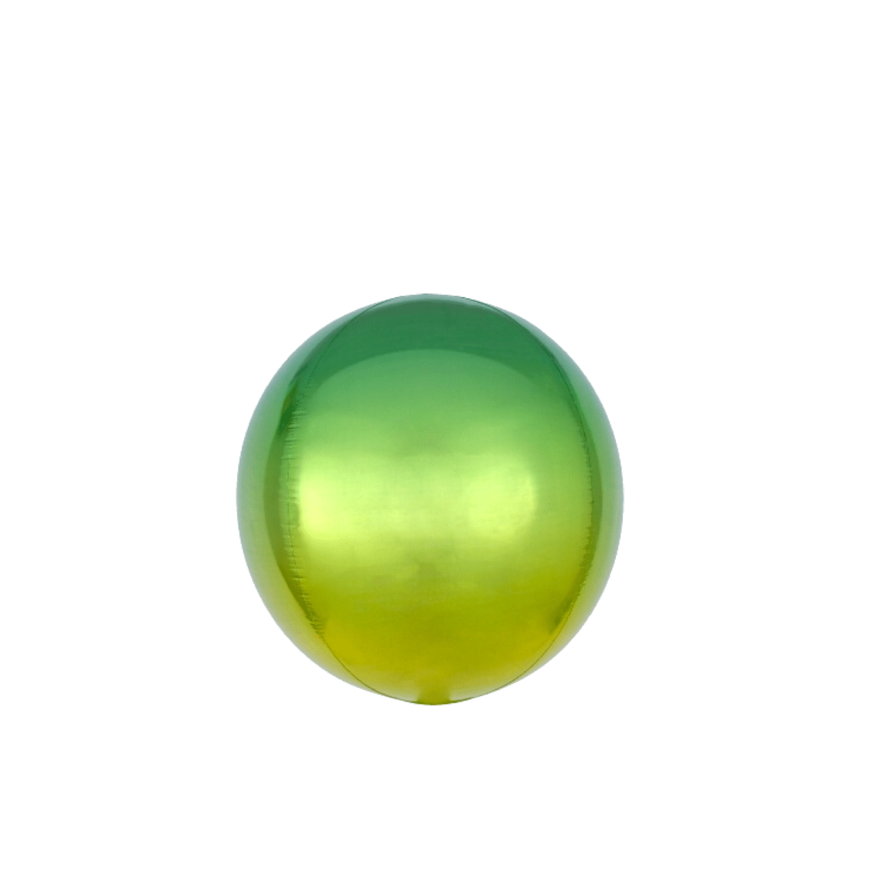 BASHES. Ombre Metallic Sphere Balloon (green/yellow)
