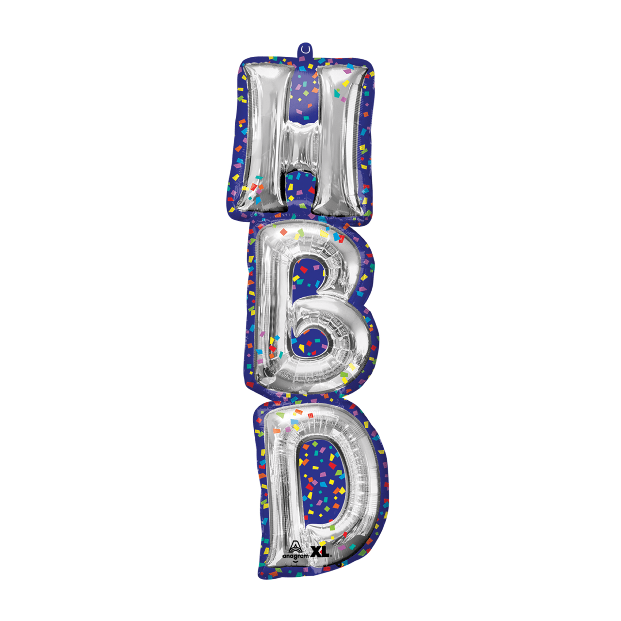 BASHES. Oversized HBD Letters + Confetti Balloon
