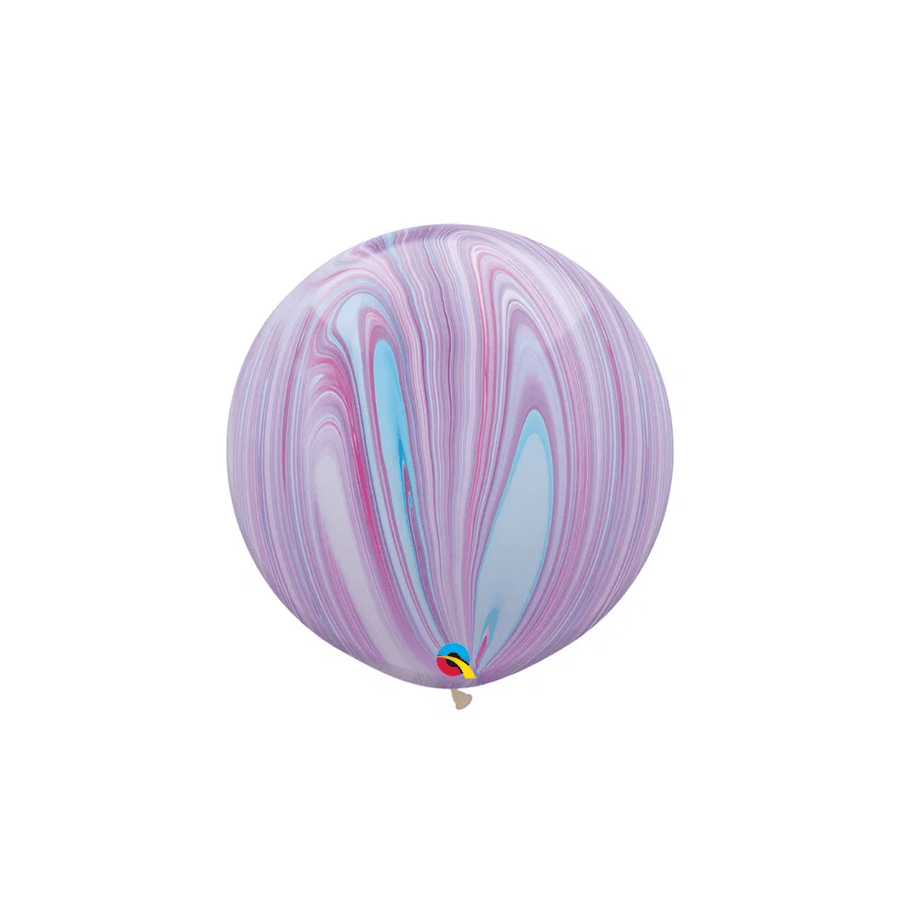 BASHES. Oversized Purple Marble Luxe Balloon