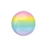 BASHES. Pastel Rainbow Sphere Balloon