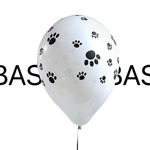 BASHES. Paw Print Mini Latex Balloon Set