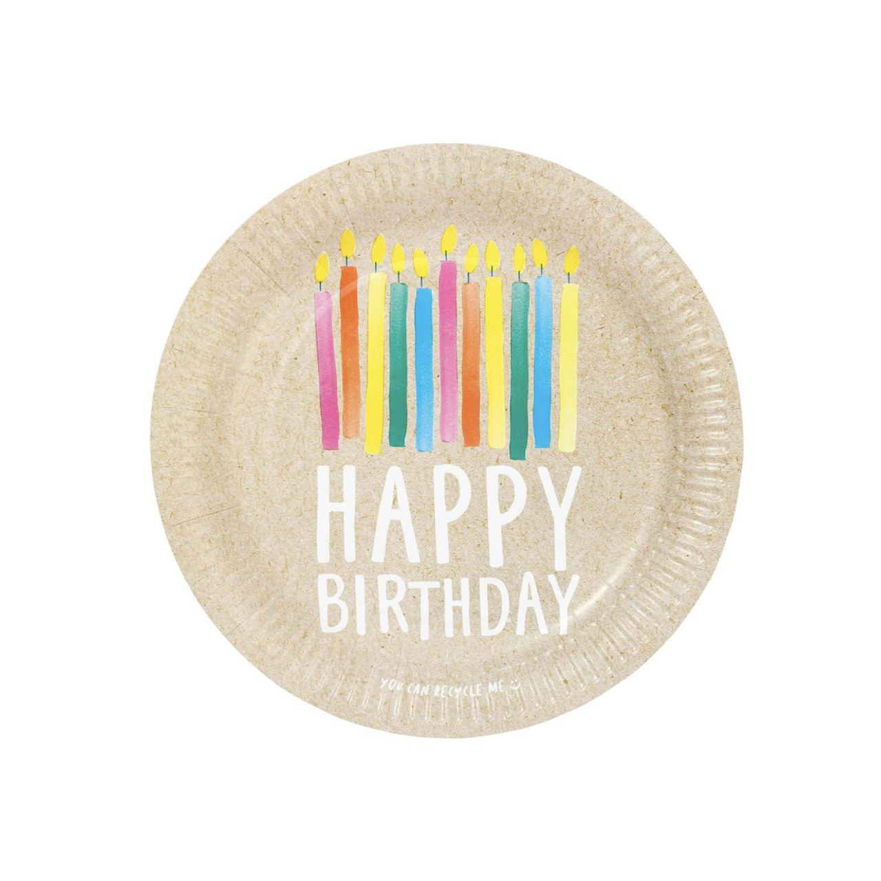 BASHES. Plates Happy Birthday Plate Set