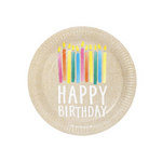 BASHES. Plates Happy Birthday Plate Set