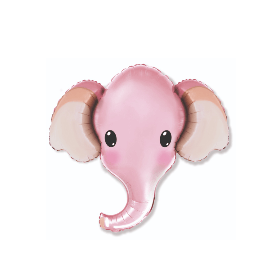 BASHES. Pretty Pink Elephant Oversized Baby Balloon