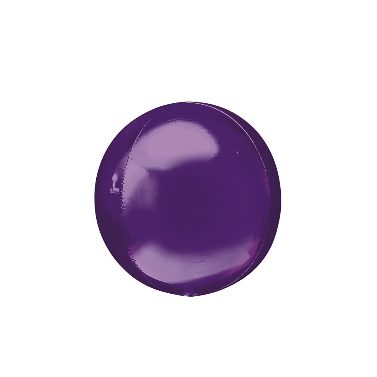 BASHES. Purple Metallic Sphere Balloon