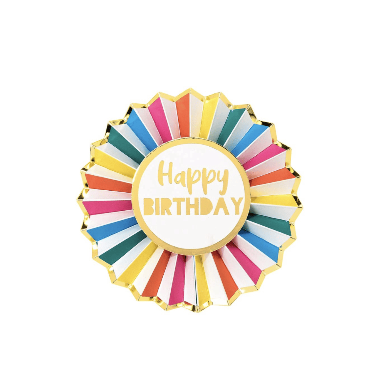 BASHES. Rainbow Birthday Badge