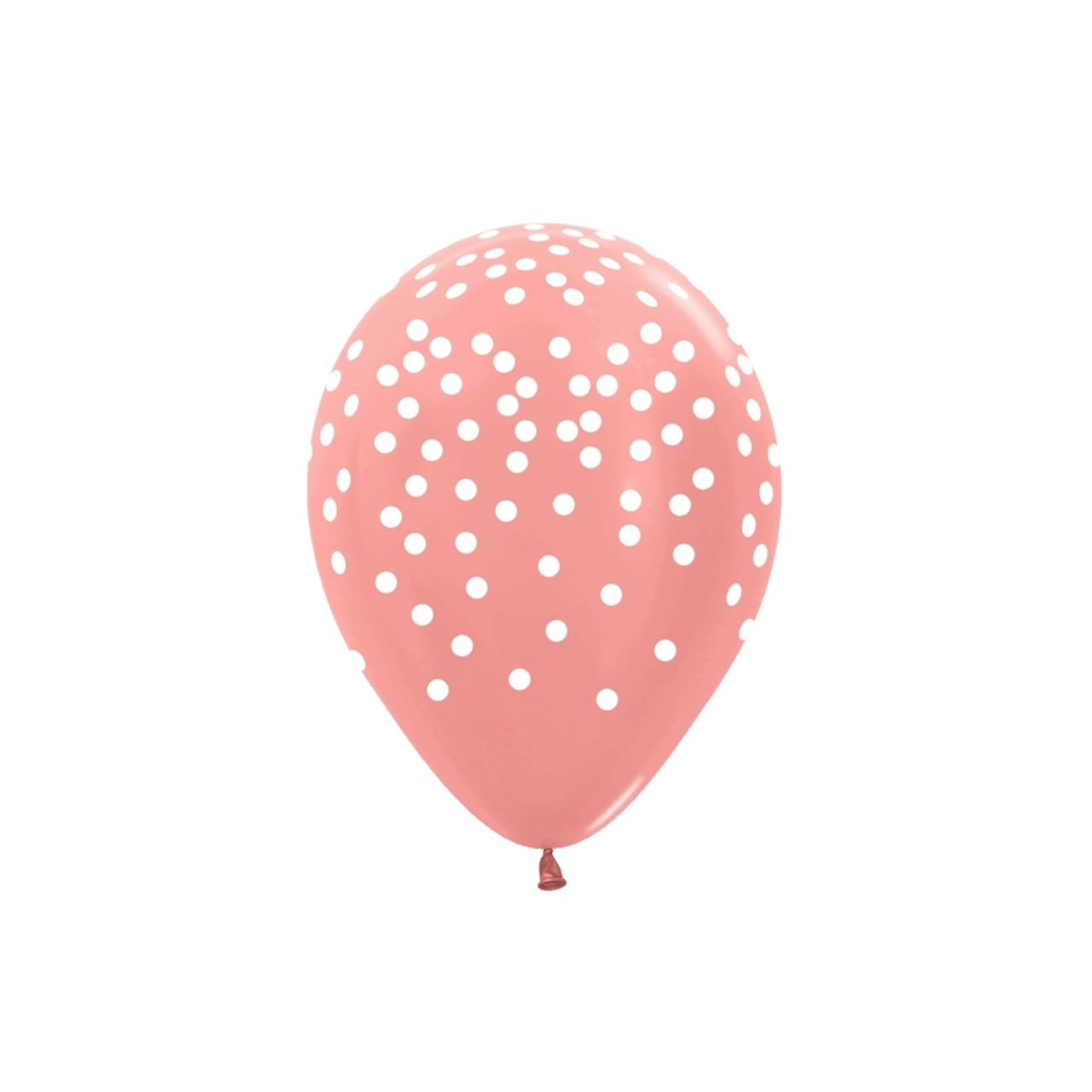 BASHES. Rose Gold Confetti Dot Balloon Set