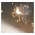 BASHES. Sparklers Gold Number Sparkler