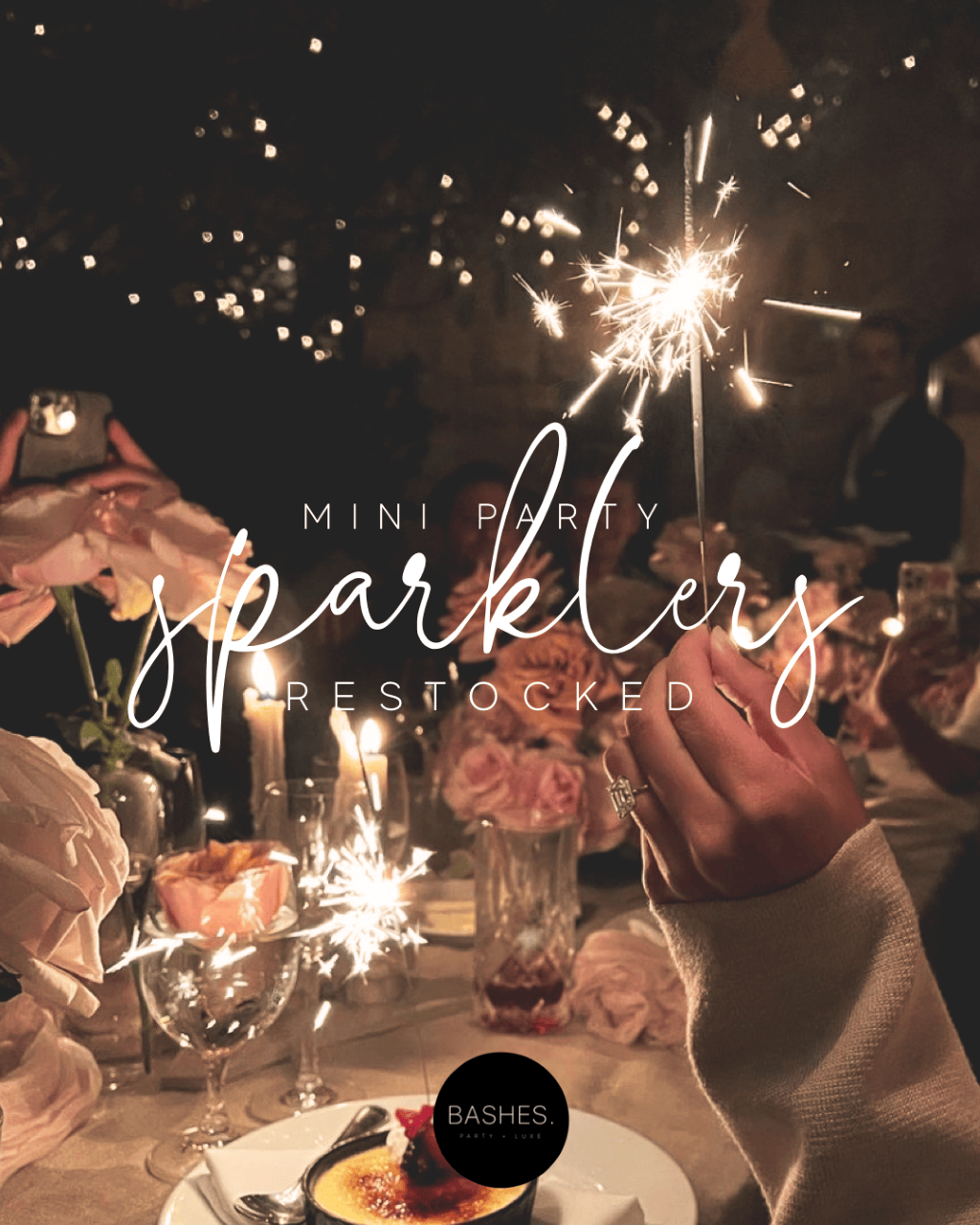 BASHES. Sparklers Mini Party Sparkler Set