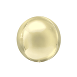 BASHES. White Gold Metallic Sphere Balloon