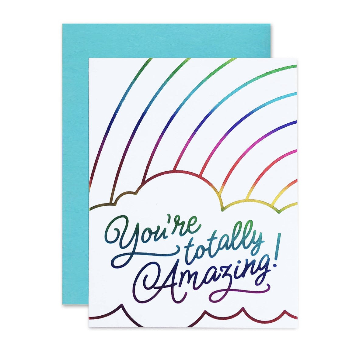 BASHES. You're Totally Amazing Card - Birthday/Thank You