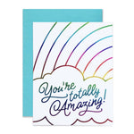 BASHES. You're Totally Amazing Card - Birthday/Thank You