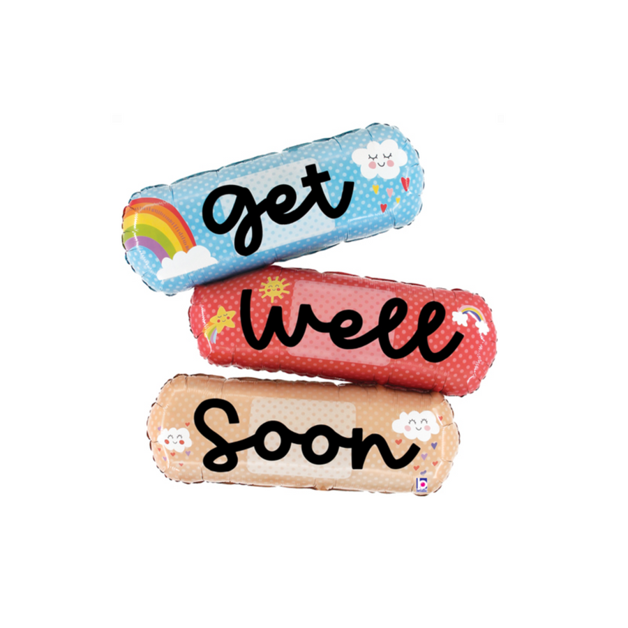 Get Well Soon Bandage Balloon